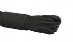 Paracord 4 mm k&ouml;is, 15 m, must, valmistatud Poolas