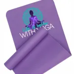 Life Is Better With Yoga jooga matt, lilla
