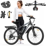 Elektrit&otilde;ukeratas 1000W 48V 20Ah, kuni 50 km/h, &otilde;litatud pidurid, 29" rattad, rakenduse juhtimine
