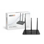 Traadita ruuter N300, 3x LAN, 1x WAN, 3x 5 dBi WiFi antenn