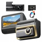 DDPAI Z90 Master 4K HDR videosalvesti ees- ja tagakaameraga, 512GB