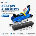 H&uuml;drauliline t&otilde;stuk 2 t koos mutriv&otilde;tmete komplektiga, momentv&otilde;tmikuga