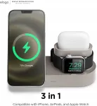 Silikoonist laadimisalus Apple MagSafe seadmetele, liivakarva