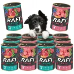 Koerte konservtoit RAFI JUNIOR MIX, Dolina Noteci, 12 x 400 g
