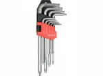 TORX v&otilde;tmete komplekt YATO 9 tk T10&ndash;T50 Cr-V