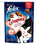 Kuivtoit kassidele Purina Felix Crispies l&otilde;he ja forelliga, 45 g