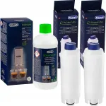 Katlakivieemaldusvedelik 500 ml ja 2x DeLonghi Express filtrit SER3017 DLS C002