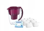 Aquaphor Amethyst veefilter 2,8 l kirsi v&auml;rv ja 7 Maxfor+ kassettidega