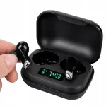 Juhtmevabad TWS Bluetooth 5.0 k&otilde;rvaklapid mikrofoniga, USB-C karp, mustad