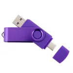 TWISTER 32 GB USB m&auml;lupulk USB-C, violetne
