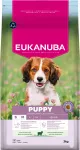 EUKANUBA koeratoit v&auml;ikestele ja keskmistele t&otilde;ugude poegadele lambaliha ja riisiga, 3 kg