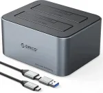 K&otilde;vaketta jaam, 2 USB, SATA, 2,5"/3,5", 18 TB, 3.2 Gen 2