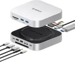 Dokk HUB Mac Mini M4 USB 3.0, SD ja TF kaardilugejaga