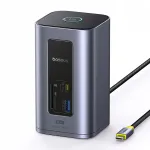 BASEUS USB-C 12-pordiline doks, 4K 60Hz, PD, s&uuml;learvutitele