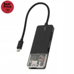 Home USBHUB6 dokijaam, 4K HDMI, hiire ja klaviatuuri &uuml;hendused, TF/microSD, SD pesad