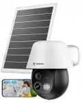 V&auml;line kaamera COCOCAM 4G LTE, 2K, SIM, 30 m &ouml;&ouml;vaatlus, 10000 mAh p&auml;ikesepatarei, PTZ