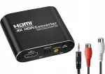 HDMI 2.0 ekstraktor koos TOSLINK optilise muunduri, AUX, HDCP, 4K-ga