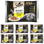 Sheba Delicacy konserv kassidele linnuliha maitses, želees, 32 x 85 g