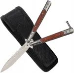 Treeningliblikasnuga Balisong, puidust, CS GO/CS2 stiilis