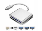 USB-C 3.1 jaotus 3 USB 3.0 ja USB-C pesaga