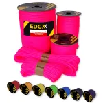EDCX 4 mm Paracord n&ouml;&ouml;r, 30 m, roosa (valmistatud Poolas)