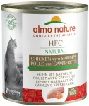 M&auml;rg kassitoit Almo Nature HFC kanaliha ja krevettidega, 280 g