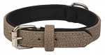 Pehme voodriga koera kaelarihm, 35 cm, erinevad v&auml;rvused, suurus S