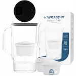Wessper D1 SOLID 2,8 l Futureflow LED filtriga veekann, 3 filtrit
