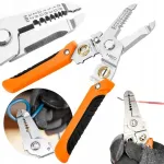 Isoleerimise eemaldamise ja klemmide pressimis tangid NEO TOOLS 6in1