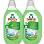 Pesugeel aloe veraga Frosch, 2 x 1,5 l, k&otilde;ikidele kangastele, 60 pesukorda
