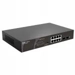 RUIJIE RG-ES110GDS-P v&otilde;rgul&uuml;liti, 10 porti, PoE, 120 W