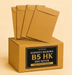 B5 suuruses &uuml;mbrikud, pruunid, tugevad, PREMIUM, 500 tk