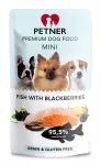 PETNER Mini Fish kuiv kassitoit kuslapuuga, 135 g