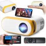 Kaasaskantav LED projektor WIFI, HDMI, USB, AV ja 100&Prime; k&otilde;lariga