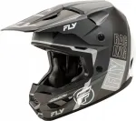 FLY RACING KINETIC maastikukiiver hall/must, suurus S