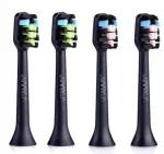 Ultrahelilised hambaharja otsikud VITAMMY Symphony, mustad, 4 tk