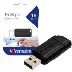 USB m&auml;lupulk Verbatim 16GB, USB 2.0, t&otilde;mmatav, must