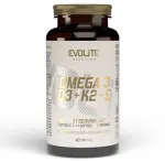 Toidulisand Evolite OMEGA HAPPED 3 + VITAMIIN D3 + VITAMIIN K2 MK7 + VITAMIIN E, 60 kapslit