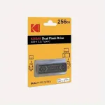 KODAK 256GB USB m&auml;lupulk USB 3.2/USB-C, must