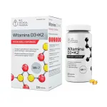 Toidulisand Vitamiin D3 K2 MK-7, 2000 IU D3, 50 mcg K2, 120 kapslit
