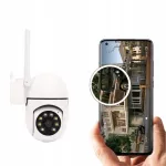V&auml;lise IP WiFi p&ouml;&ouml;rlev kaamera, 1080P, 360&deg; j&auml;lgimine, liikumistuvastus