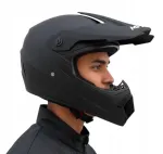 Krossikiiver MPX, mattmust, XL (61&ndash;62 cm), quadidele, enduro, pitbike, rolleritele