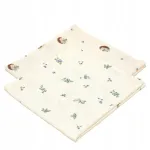 Taaskasutatavate bambusest musliinm&auml;hkmete komplekt La Millou Bamboo Country Berry