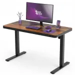 Elektriline kirjutuslaud sahtliga 120x60, USB-pesad, Spacetronik, rustic oak