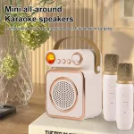 Mini karaokes&uuml;steem juhtmevaba mikrofoniga ja k&otilde;lariga, 2 x 3F