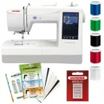 Janome MC100E arvutip&otilde;hine kodune tikandimasin raamiga ja kingitustega