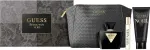 Naiste komplekt GUESS Seductive Noir 2x tualettvesi, palsam, kosmeetikakott
