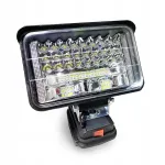5-tolline 48LED halogeenne LED t&ouml;&ouml;lamp Sobib Makita liitiumakule 2 USB-ga