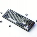 Mehaaniline m&auml;nguklaviatuur S87 Pro, must, LED, 2.4G, Bluetooth, USB