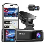 REDTIGER F7NP 4K videoregistraator GPS, WiFi, Super-kondensaator, kahekordne kaamera